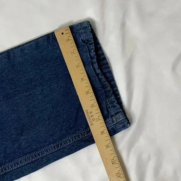 Cabela’s Flannel Fleece Lined Blue Denim Jeans 10 Short - Picture 15 of 15